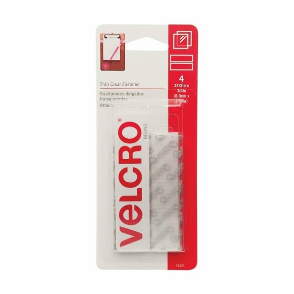 Velcro Brand VELCRO STRIPS 3.5 in. CLEAR 91327
